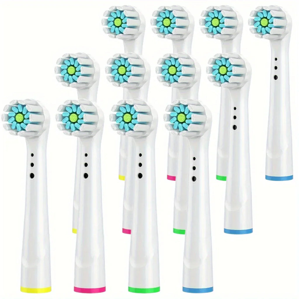 4/12/16Pcs Replacement Toothbrush Heads Compatible with Oral-B Braun Professional Electric Toothbrush Heads Brush Heads